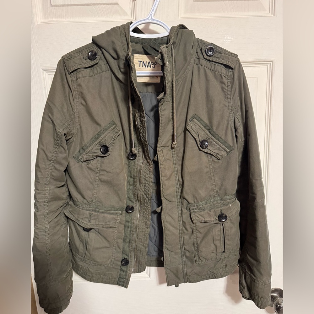 Aritzia TNA Hooded Coat